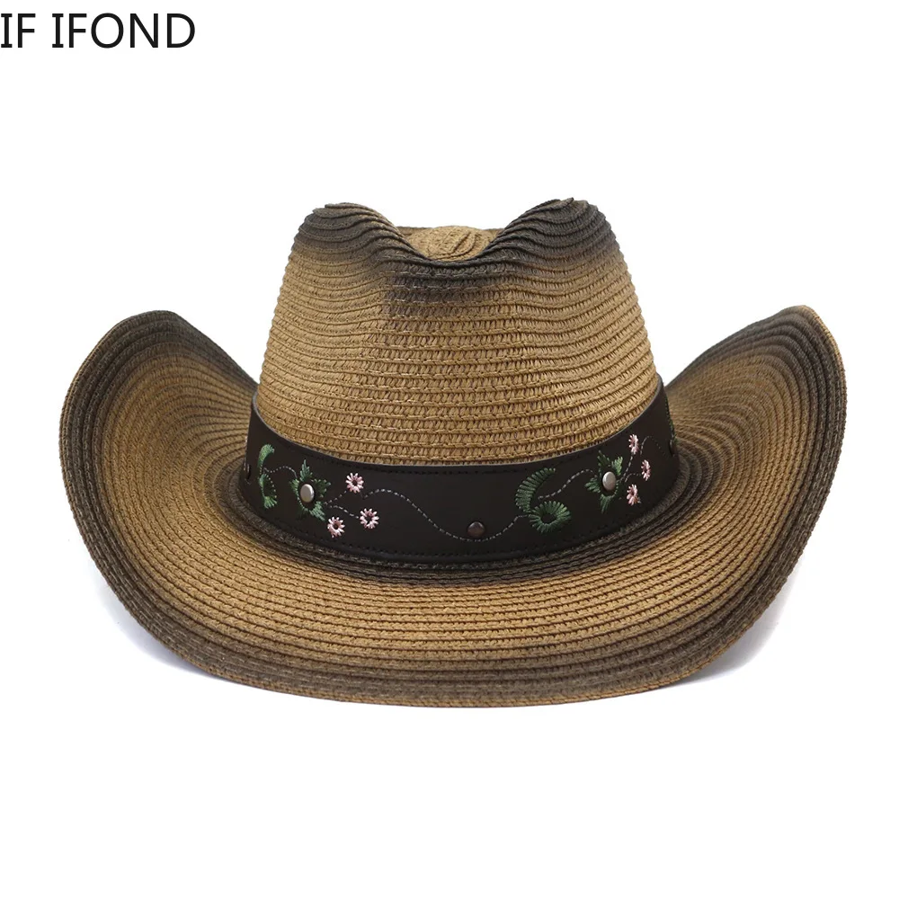 2021 Vintage Summer Sun Western Cowboy Hats For Men Women Outdoor Panama Beach Hat Decoration Sombrero Hombre Cowgirl Caps
2021 Vintage Summer Sun Western Cowboy Hats For Men Women Outdoor Panama Beach Hat Decoration Sombrero Hombre Cowgirl Caps