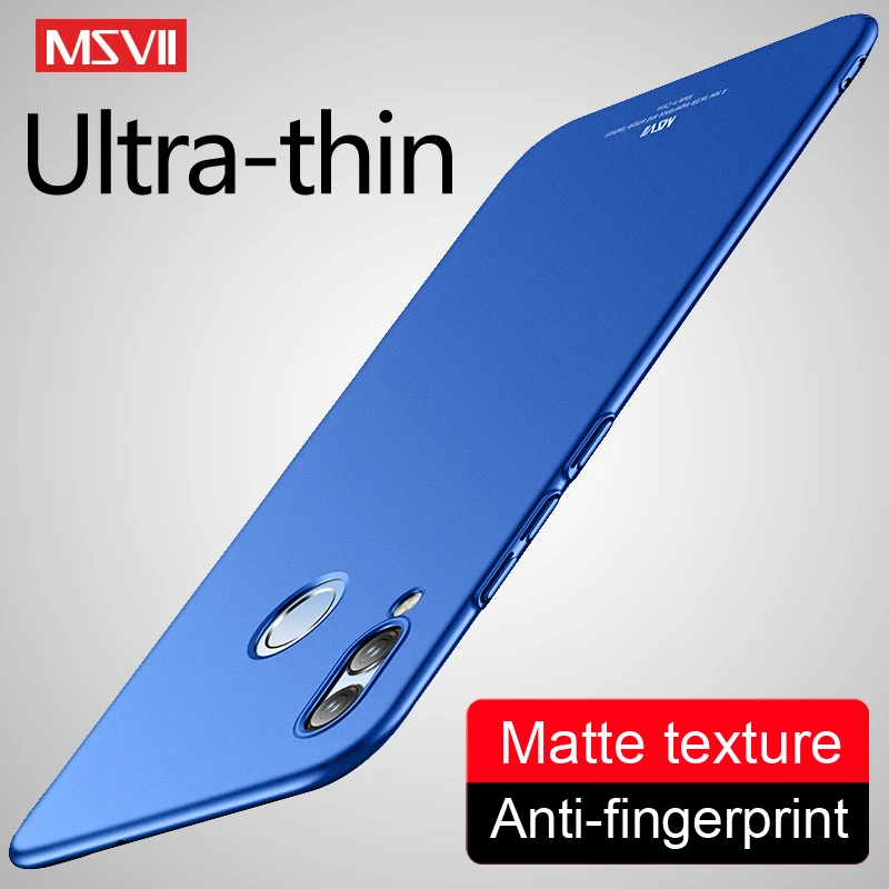 Чехол MSVII для Huawei P Smart 2019 тонкий матовый чехол 2020 Жесткий из поликарбоната Z Plus