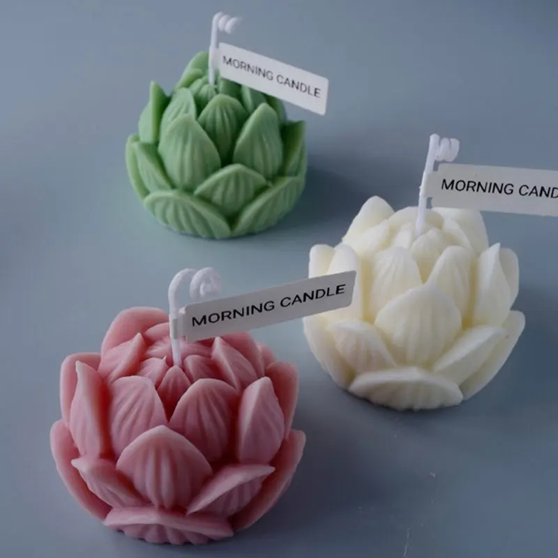 3D Lotus Flower Shape Soap Aromatherapy Candle Silicone Mold Heart Geometry Mould DIY Peony Handmade Soap Model Plaster Mold
3D Lotus Flower Shape Soap Aromatherapy Candle Silicone Mold Heart Geometry Mould DIY Peony Handmade Soap Model Plaster Mold