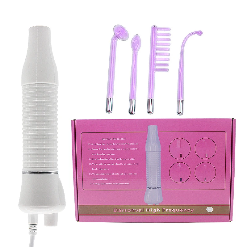 High Frequency Facial Device Electrotherapy Wand Glass Tube Tag Spot Acne Remover Hair Facial Body Spa Beauty Care
High Frequency Facial Device Electrotherapy Wand Glass Tube Tag Spot Acne Remover Hair Facial Body Spa Beauty Care