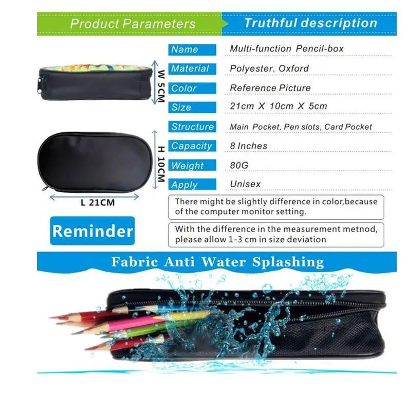 Fortnite Pencil Case High Quality Children Boys Girls Stationery Bag Fortress Night Game Printed Pen Case Kids School Supplies
Fortnite Pencil Case High Quality Children Boys Girls Stationery Bag Fortress Night Game Printed Pen Case Kids School Supplies