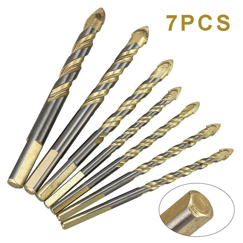 Новинка 7 шт. 6/8/10/12 мм набор сверл для керамической плитки, стекла, фарфора, мрамора 
Новинка 7 шт. 6/8/10/12 мм набор сверл для керамической плитки, стекла, фарфора, мрамора