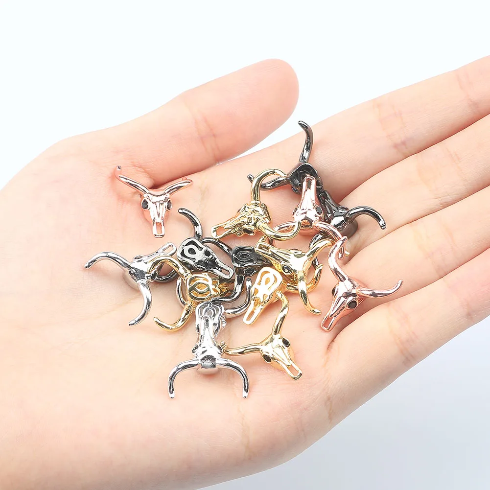 3pcs/lot 16*22mm Wholesale White CZ Bull head Beads for Jewelry Making DIY Copper Spacer Beads fit Bracelet Jewelry Accessories 
3pcs/lot 16*22mm Wholesale White CZ Bull head Beads for Jewelry Making DIY Copper Spacer Beads fit Bracelet Jewelry Accessories