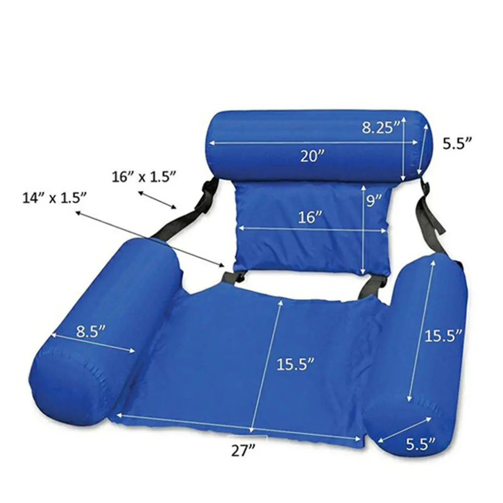 Swimming Pool Float Lounge Outdoor Chair Safe Folding Hammock Backrest Double Use Entertainment Water Bed
Swimming Pool Float Lounge Outdoor Chair Safe Folding Hammock Backrest Double Use Entertainment Water Bed
