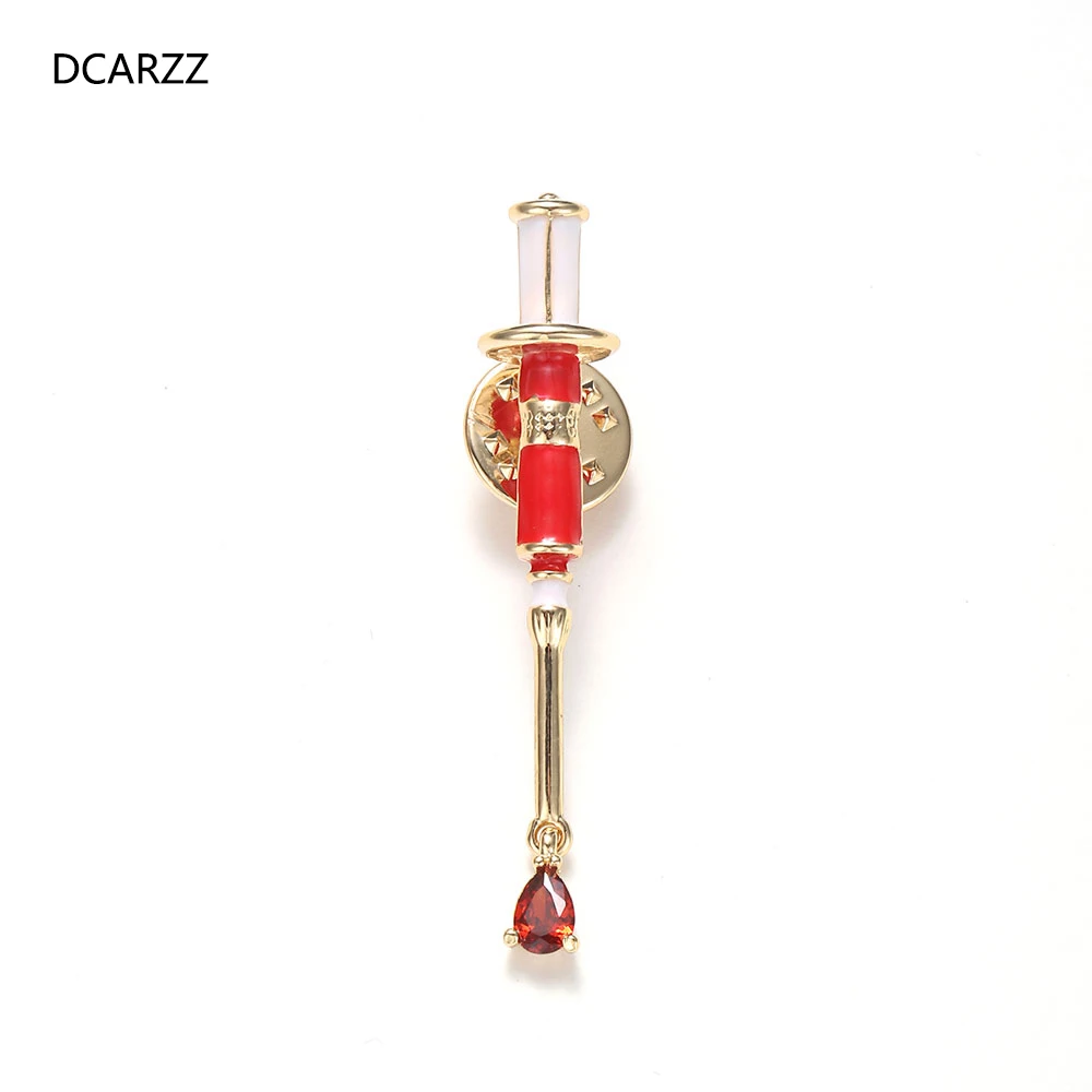 DCARZZ Enamel Syringe Pins Badge Brooch Punk Jewelry Party Nurse Doctor Student Medical Romantic Crystal Pin Women Gift
DCARZZ Enamel Syringe Pins Badge Brooch Punk Jewelry Party Nurse Doctor Student Medical Romantic Crystal Pin Women Gift