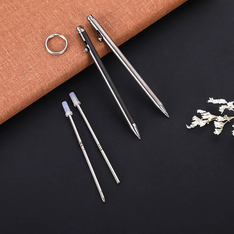 Pure Titanium Bolt Pen, Portable Key Holder Free 2 Refills Sign Pen Metal Ballpoint Pen
Pure Titanium Bolt Pen, Portable Key Holder Free 2 Refills Sign Pen Metal Ballpoint Pen