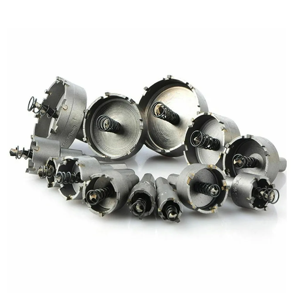 TCT Drill Bit Hole Saw Tip Hole Saw Carbide Metal Drill Bit Stainless Steel Cutter 16/18/20/22/24/25/32/35/42/50mm
TCT Drill Bit Hole Saw Tip Hole Saw Carbide Metal Drill Bit Stainless Steel Cutter 16/18/20/22/24/25/32/35/42/50mm