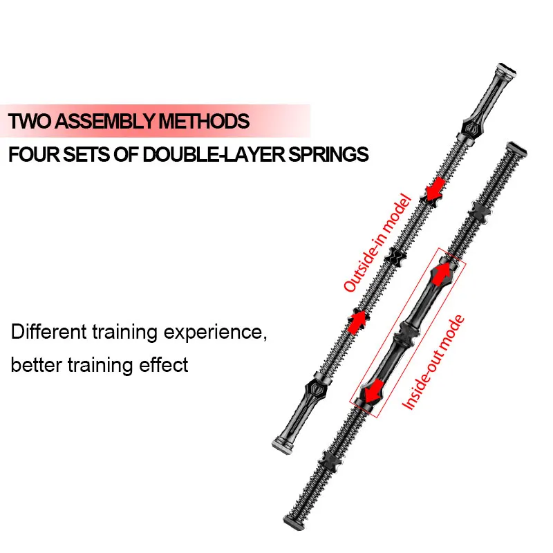 NEW Training Bar - Double Spring Arm Strength Machine Adjustable Strength Arm Strength Bar Home Fitness Equipment Puller
NEW Training Bar - Double Spring Arm Strength Machine Adjustable Strength Arm Strength Bar Home Fitness Equipment Puller