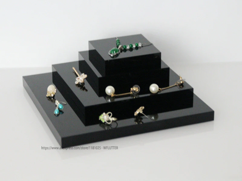 Customized Black Acrylic Tray Jewelry Holder Bracelet Plate Necklace Showcase Watch Ring Organizer Earring Display Stand
Customized Black Acrylic Tray Jewelry Holder Bracelet Plate Necklace Showcase Watch Ring Organizer Earring Display Stand