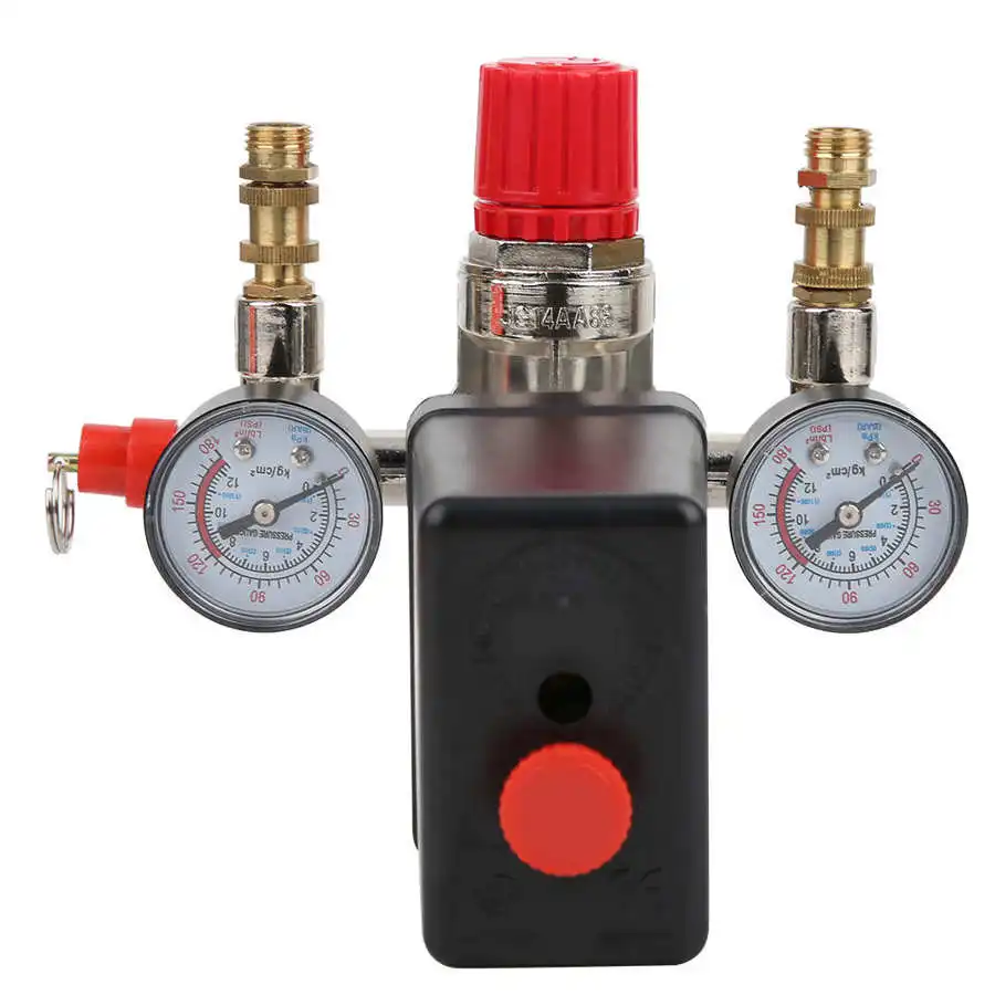 Tyre Pressure Meter Air Compressor Switch Pump Accessories Pressure Controller Regulator Assembly Pressure Regulator
Tyre Pressure Meter Air Compressor Switch Pump Accessories Pressure Controller Regulator Assembly Pressure Regulator