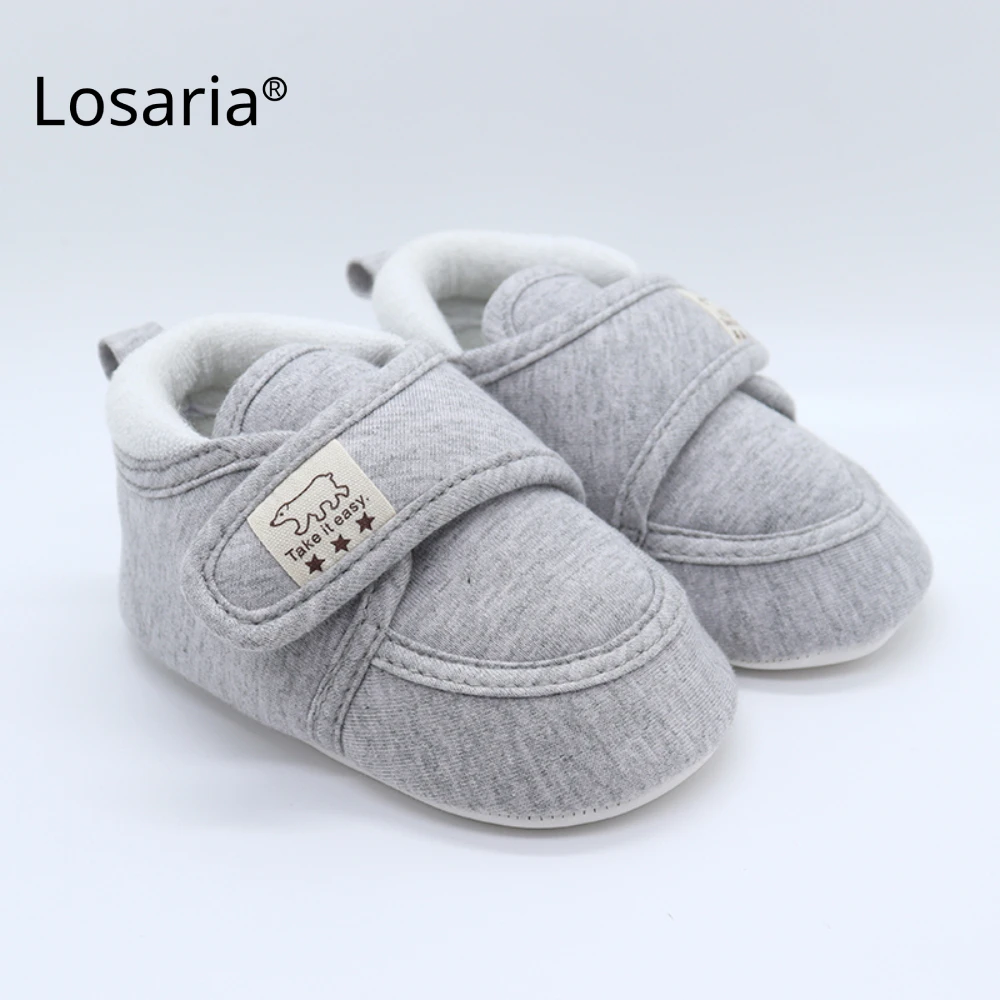 Losaria Baby Shoes for Boys Girls 0-18 Months Winter Cotton Upper Non-slip Rubber Sole Toddler Shoe Lightweight Velcro Footwear
Losaria Baby Shoes for Boys Girls 0-18 Months Winter Cotton Upper Non-slip Rubber Sole Toddler Shoe Lightweight Velcro Footwear