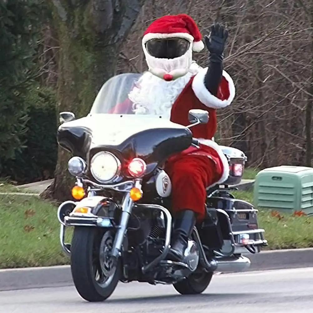 Plush Cover Motorcycle Helmet Accessories Helmet Protection Hood Claus Motorcycle Men Santa Women Cartoon Full Helmet and C4O8
Plush Cover Motorcycle Helmet Accessories Helmet Protection Hood Claus Motorcycle Men Santa Women Cartoon Full Helmet and C4O8
