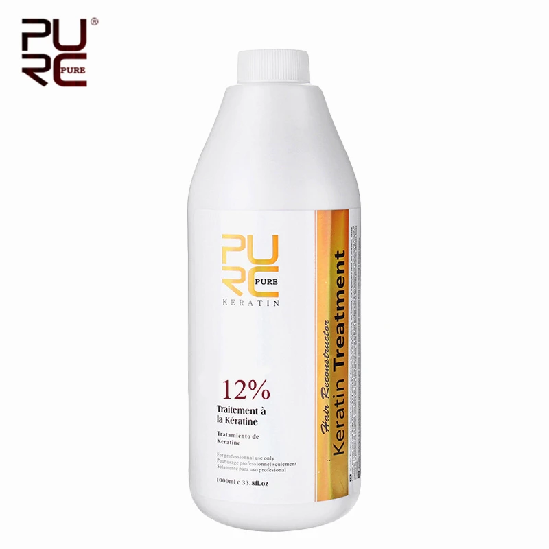 PURC Brazilian Keratin Hair Treatment 12% Formalin Hair Mask Deep Repair Damaged Hair Smoothing Straightener Hair Care 1000ML 
PURC Brazilian Keratin Hair Treatment 12% Formalin Hair Mask Deep Repair Damaged Hair Smoothing Straightener Hair Care 1000ML