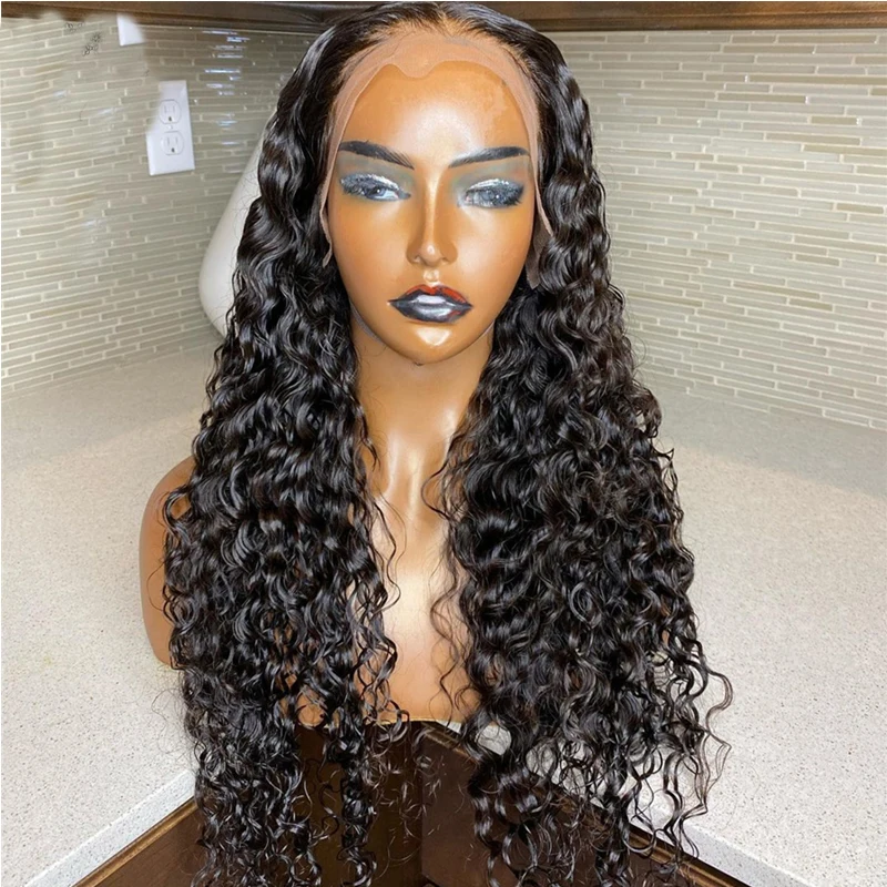 Kinky Curly 180% Density Long Loose Wave Natural Color Glueless Transparent Remy 13x4Lace Front Wigs For Woman With Babyhair
Kinky Curly 180% Density Long Loose Wave Natural Color Glueless Transparent Remy 13x4Lace Front Wigs For Woman With Babyhair