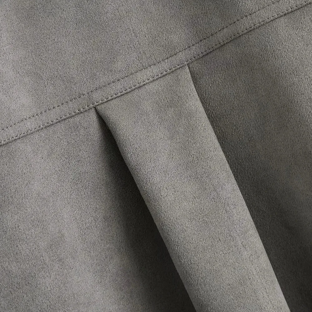 Latest Loose Casual Solid Shirt Turn-Down Collar Vintage Long Sleeve Top Women Single Breasted Pockets Coat Winter 2020 Gray
Latest Loose Casual Solid Shirt Turn-Down Collar Vintage Long Sleeve Top Women Single Breasted Pockets Coat Winter 2020 Gray