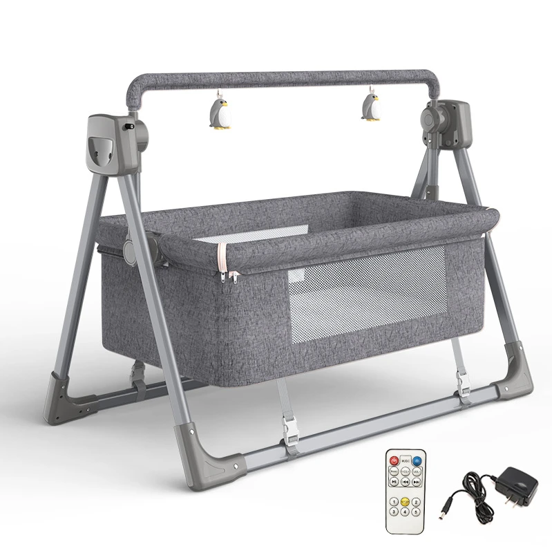 

Newborn Cradle To Coax Baby Rocking Chair Baby Multi-function Electric Cradle Intelligent Comfort Artifact Sleeping Basket