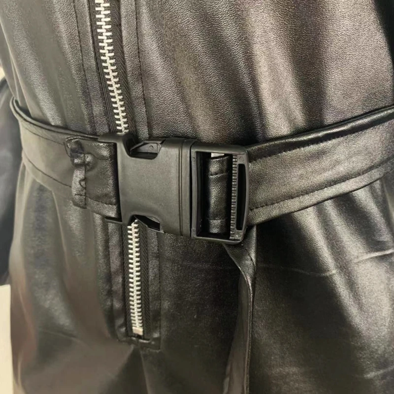 Autumn Casual Jumpsuit Women Plus Size Black PU Leather Jumpsuit Romper Women Overalls Long Sleeve Zipper Bodycon Sexy Jumpsuit
Autumn Casual Jumpsuit Women Plus Size Black PU Leather Jumpsuit Romper Women Overalls Long Sleeve Zipper Bodycon Sexy Jumpsuit