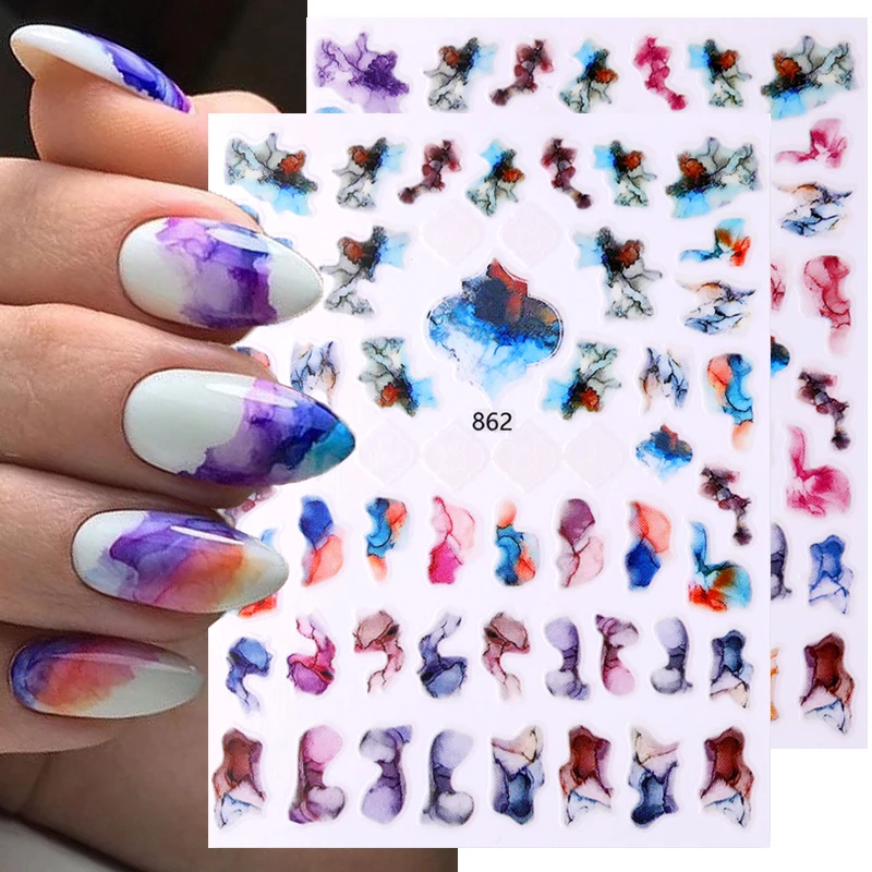 Ripple Marble Blooms Stickers For Nails Manicures Japanese Color Stitching Design Nails Art Stickers Adhesive Tape Decoration
Ripple Marble Blooms Stickers For Nails Manicures Japanese Color Stitching Design Nails Art Stickers Adhesive Tape Decoration