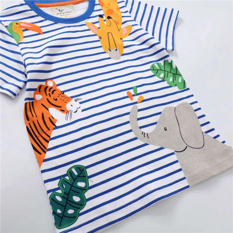 Toddler Boys Girls Striped T-shirt Embroidery Dinosaur Print Tees Short Sleeve Summer Clothes for Kids Children Tops 2-7Years
Toddler Boys Girls Striped T-shirt Embroidery Dinosaur Print Tees Short Sleeve Summer Clothes for Kids Children Tops 2-7Years