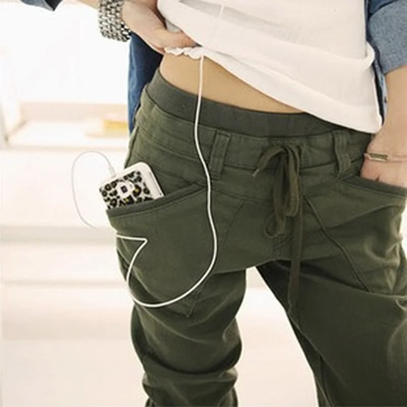 Big Pocket Waistband Harem Pants Women Summer Casual Trousers Streetwear Solid Color Pants Lugentolo
Big Pocket Waistband Harem Pants Women Summer Casual Trousers Streetwear Solid Color Pants Lugentolo