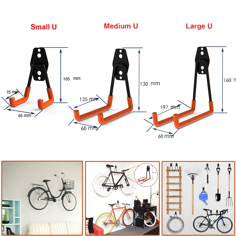 Bicycle Support Bike Wall Mount Hook Stand Parking Holder for Hanging Tools Warehouse Storage Tool Organizer Bike Accessories
Bicycle Support Bike Wall Mount Hook Stand Parking Holder for Hanging Tools Warehouse Storage Tool Organizer Bike Accessories