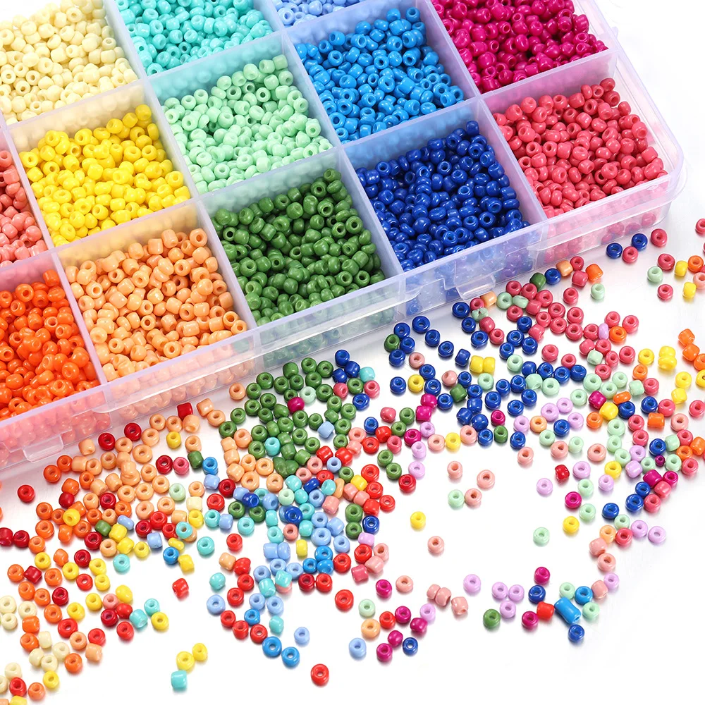 New 18 grid rice beads set beads set handmade DIY earrings bracelet accessories 3mm rice beads 9000 grains
New 18 grid rice beads set beads set handmade DIY earrings bracelet accessories 3mm rice beads 9000 grains
