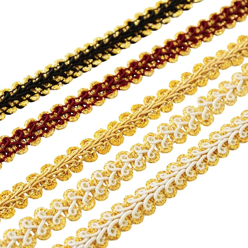 5 Yards Gold Silver Lace Trim Ribbon Centipede Braided Curve Lace Fabric For DIY Clothes Sewing Crafts Accessories Wedding Decor
5 Yards Gold Silver Lace Trim Ribbon Centipede Braided Curve Lace Fabric For DIY Clothes Sewing Crafts Accessories Wedding Decor