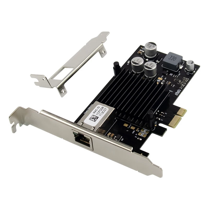 PCI-E Network Card PCI-E X1 I210AT Single-Port Gigabit Ethernet Image Capture Network Card POE+ Power Supply NIC
PCI-E Network Card PCI-E X1 I210AT Single-Port Gigabit Ethernet Image Capture Network Card POE+ Power Supply NIC
