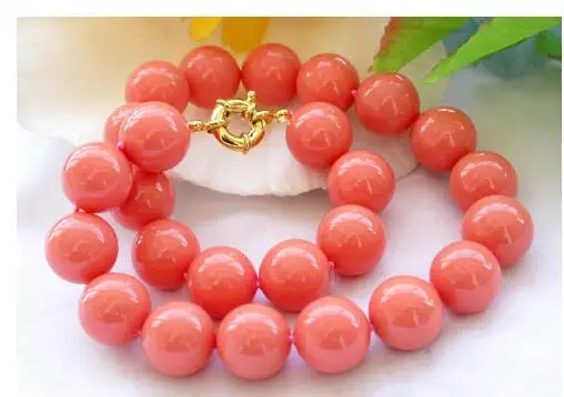 wholesale good beautiful 12MM Genuine Coral Pink South Sea Shell Pearl Round Beads Necklace
wholesale good beautiful 12MM Genuine Coral Pink South Sea Shell Pearl Round Beads Necklace