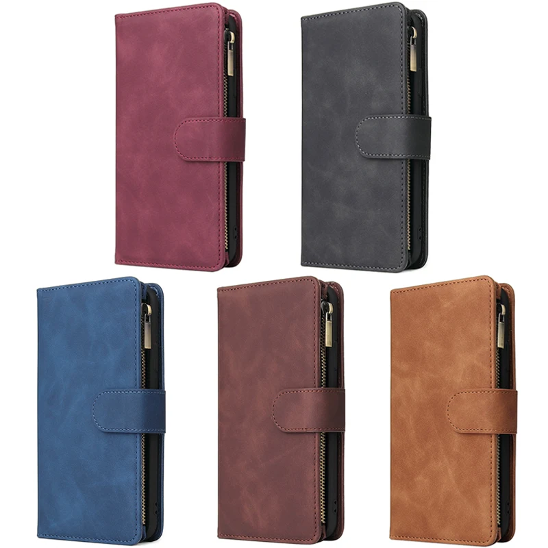 Luxury Leather Wallet For Oneplus 8 8pro 7T Zipper Flip Case For Oneplus 7 Pro 7T 8 Oneplus7 Oneplus7T Stand Holder Phone Cover
Luxury Leather Wallet For Oneplus 8 8pro 7T Zipper Flip Case For Oneplus 7 Pro 7T 8 Oneplus7 Oneplus7T Stand Holder Phone Cover