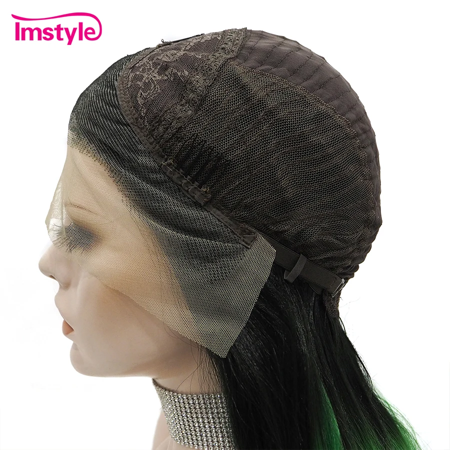 Imstyle Green Wig Long Synthetic Lace Front Wig Black Root Ombre Heat Resistant Fiber Wavy Cosplay Wigs For Women
Imstyle Green Wig Long Synthetic Lace Front Wig Black Root Ombre Heat Resistant Fiber Wavy Cosplay Wigs For Women