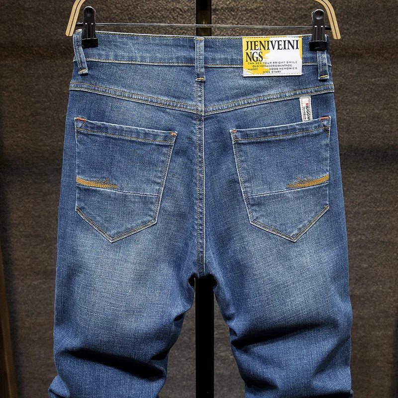 Classic Style Men's Black Blue Jeans 2021 Spring New Fashion Cotton Denim Pants Male Brand Trousers Plus Size 40 42 44
Classic Style Men's Black Blue Jeans 2021 Spring New Fashion Cotton Denim Pants Male Brand Trousers Plus Size 40 42 44