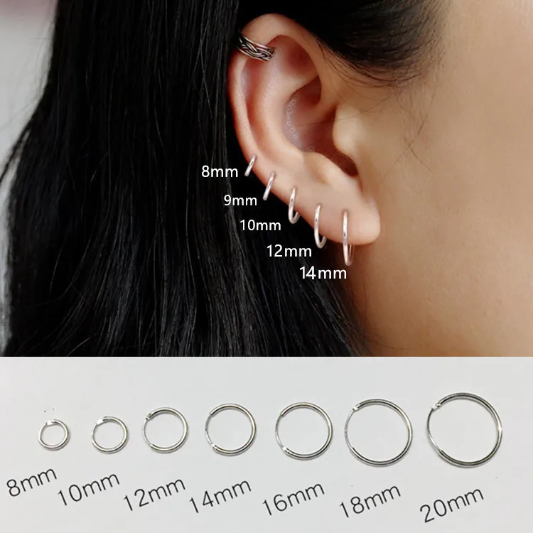 High Quality 1 Pair 6-18mm Small Minimalist Large Circle Geometric Round Big Hoop Earrings For Women Girl Wedding Party Jewelry
High Quality 1 Pair 6-18mm Small Minimalist Large Circle Geometric Round Big Hoop Earrings For Women Girl Wedding Party Jewelry