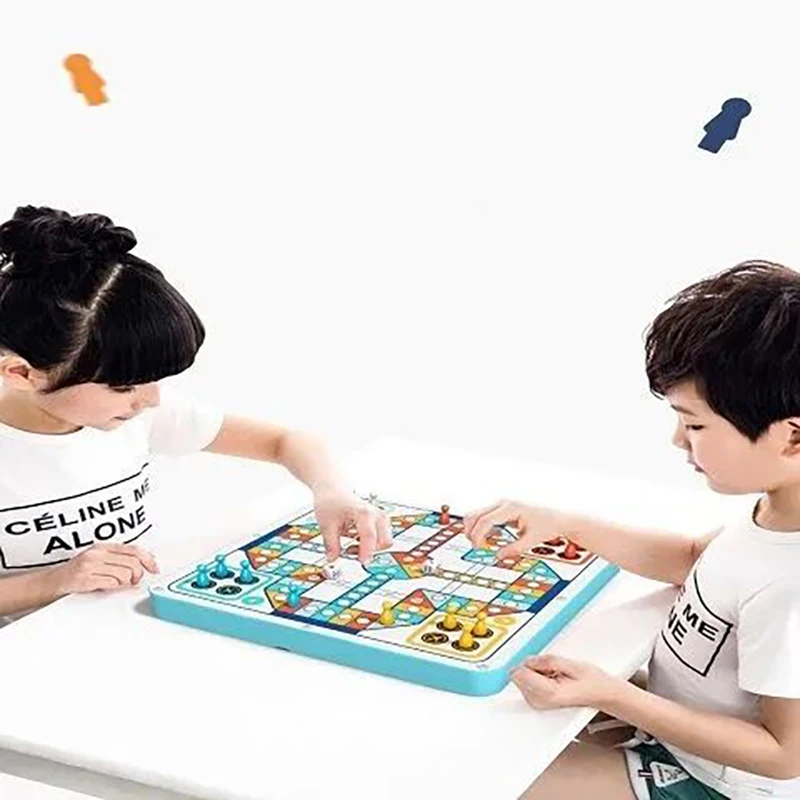 Flying Chess Checkers Five-in-a-Row Animal Checker Children's Chess Toys Educational Pupils Multi-Function Desktop Games Party
Flying Chess Checkers Five-in-a-Row Animal Checker Children's Chess Toys Educational Pupils Multi-Function Desktop Games Party