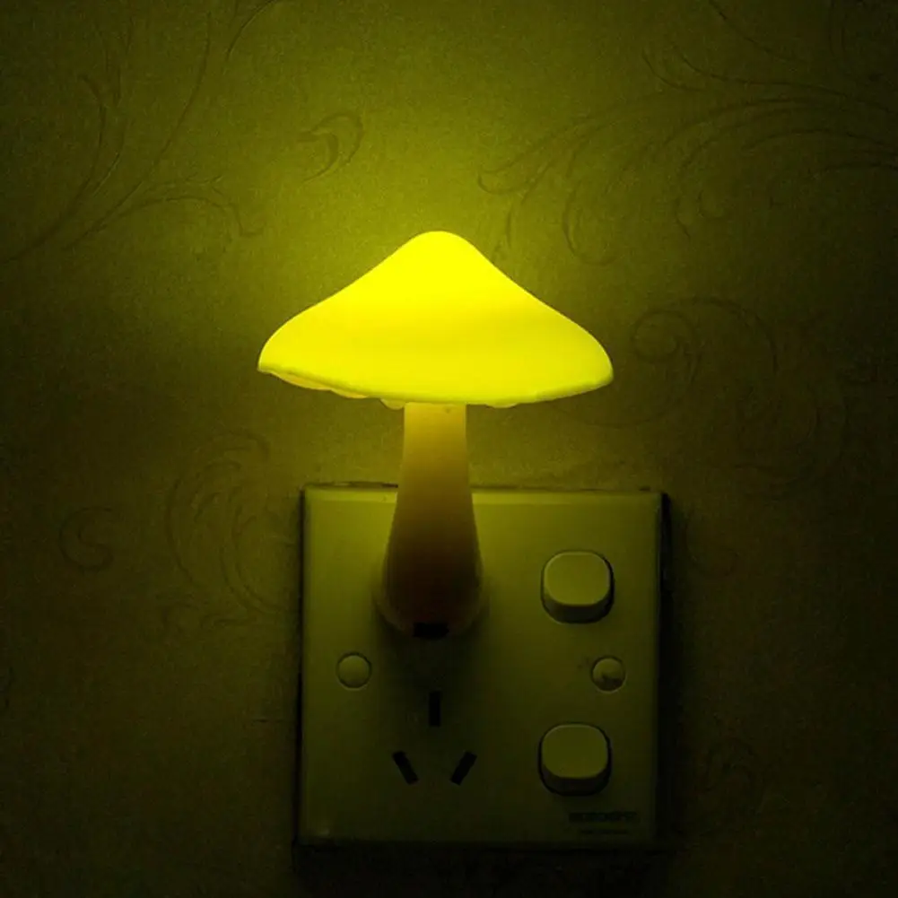 Гриб ночник светодиодный детский подсветка для детской комнаты настенный