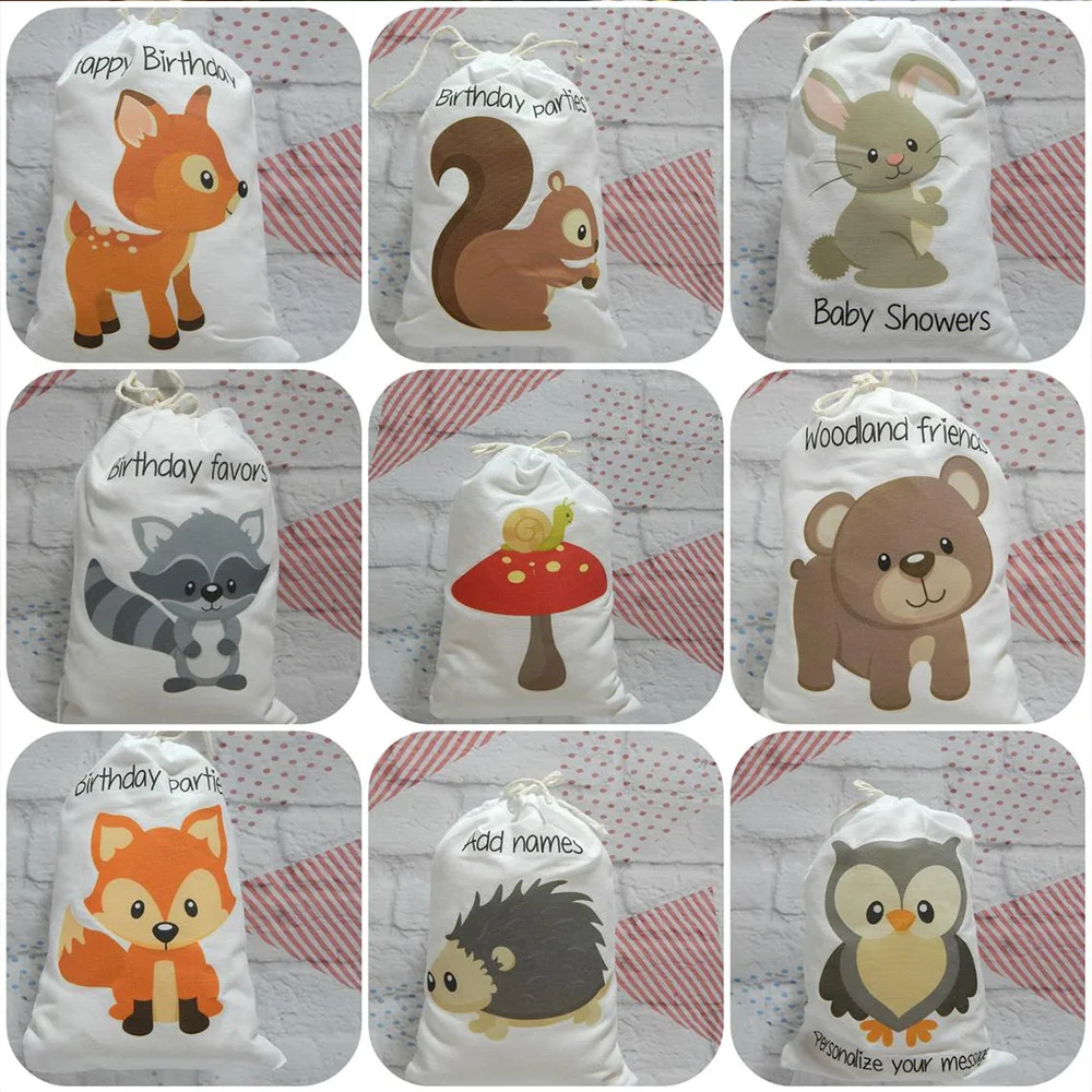 50 Pcs/Personalized forest cartoon animal picture gift bag Custom Baby Shower and Birthday's for treats Favor bags
50 Pcs/Personalized forest cartoon animal picture gift bag Custom Baby Shower and Birthday's for treats Favor bags