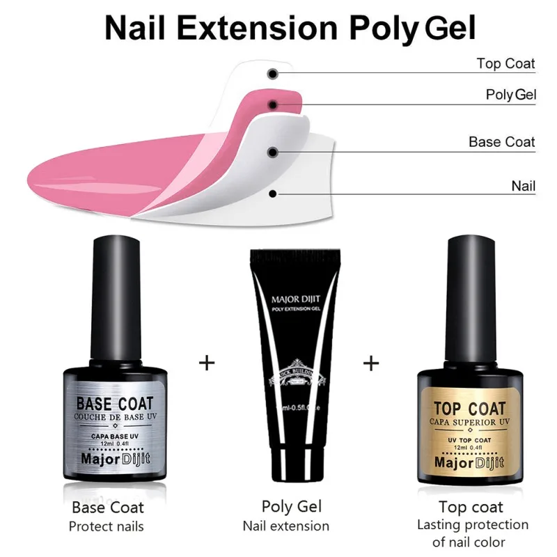 Nail polish set Nail extension gel trimming tool Basic coating nail file Quick-drying 9-piece nail set
Nail polish set Nail extension gel trimming tool Basic coating nail file Quick-drying 9-piece nail set