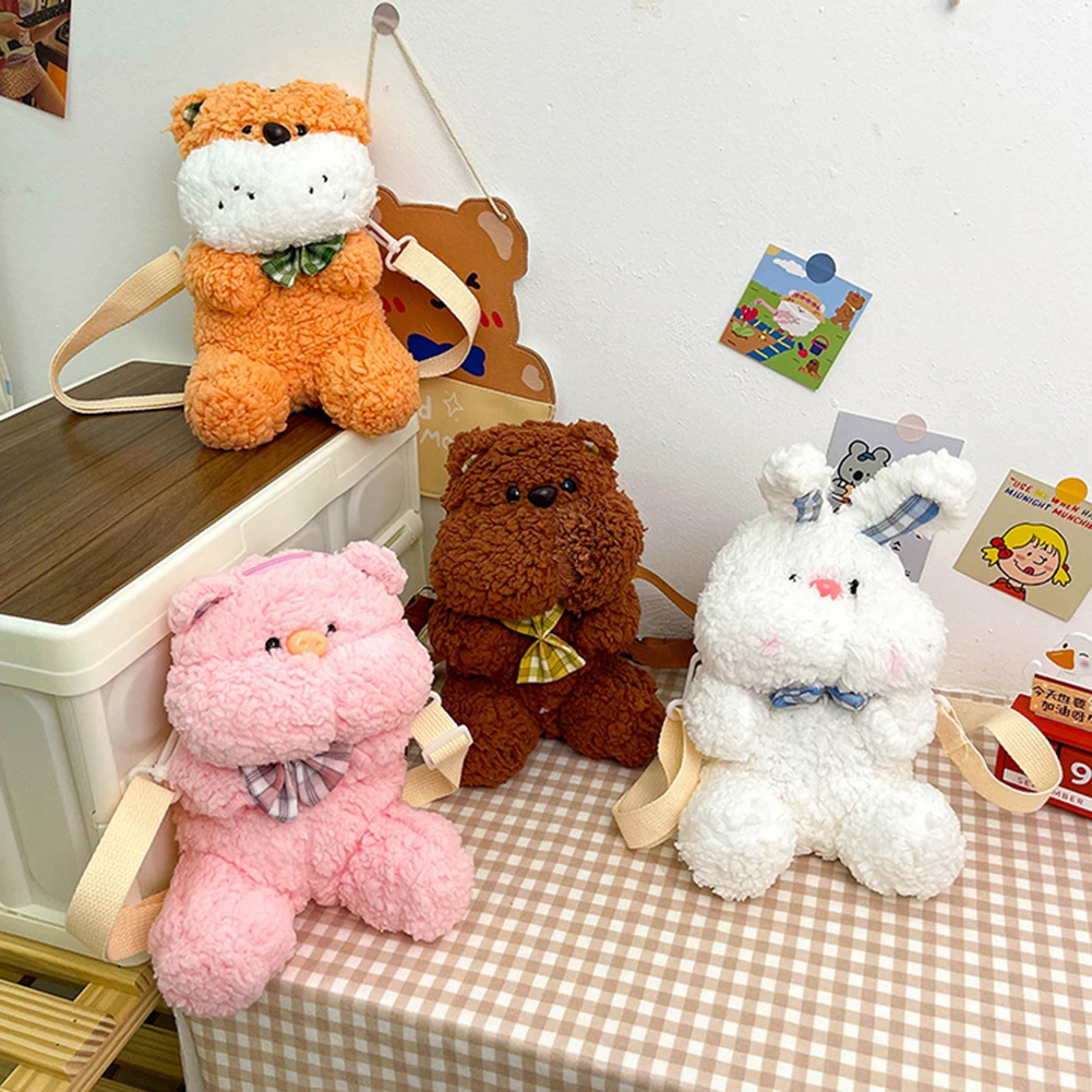 Plush Stuffed Cartoon Animal Shoulder Bag Mini All-Match Phone Crossbody Fluffy Messenger Bag for Women Gifts
Plush Stuffed Cartoon Animal Shoulder Bag Mini All-Match Phone Crossbody Fluffy Messenger Bag for Women Gifts