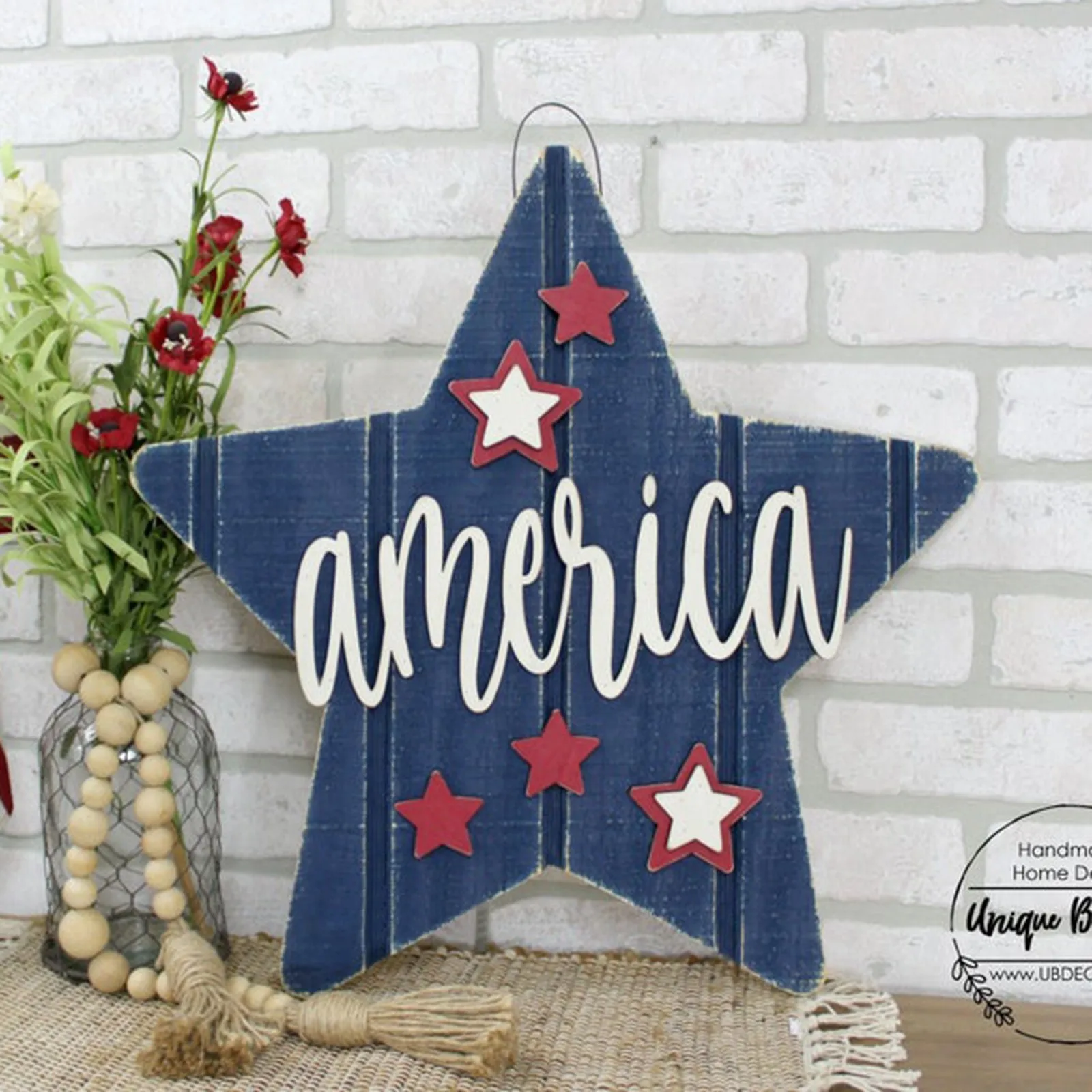 Independence Day Gate Ornament Intage Patriotic Wreath Sign Wooden Dwarf Wreath Sign Decor Home Decoration Accessories
Independence Day Gate Ornament Intage Patriotic Wreath Sign Wooden Dwarf Wreath Sign Decor Home Decoration Accessories