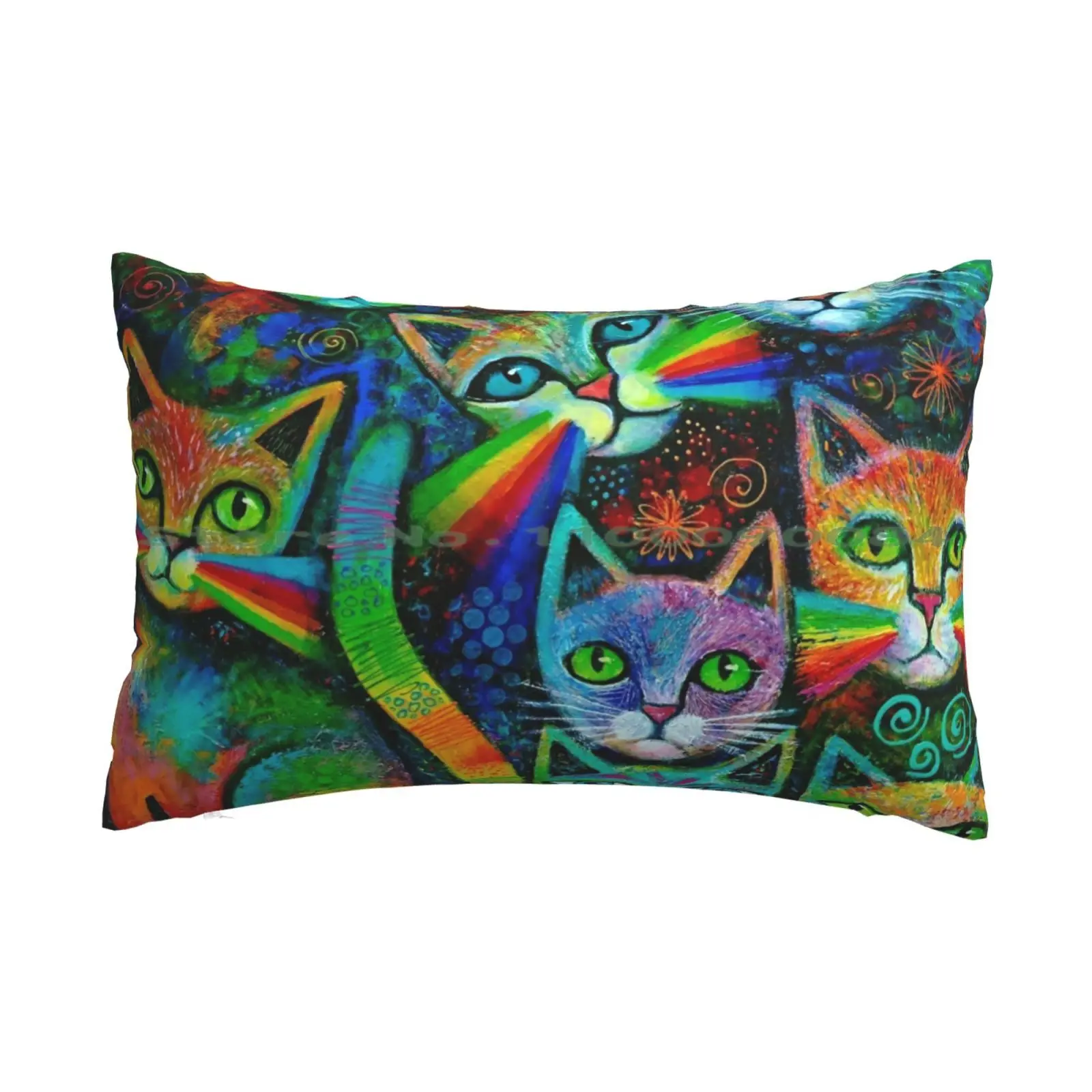 Rainbow Whiskers Pillow Case 20x30 50*75 Sofa Bedroom Cats Abstract Animals Rainbows Cute Modern Art For Kids Cat Painting
Rainbow Whiskers Pillow Case 20x30 50*75 Sofa Bedroom Cats Abstract Animals Rainbows Cute Modern Art For Kids Cat Painting
