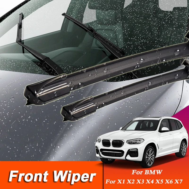 2pcs Car Wiper Blade Windscreen Wipers For BMW X1E84 F48 X3 E83 F25 G01 X4 F26 G02 X5 E70 X6 X7 E21 G06 G07 Auto Wiper Accessory
2pcs Car Wiper Blade Windscreen Wipers For BMW X1E84 F48 X3 E83 F25 G01 X4 F26 G02 X5 E70 X6 X7 E21 G06 G07 Auto Wiper Accessory
