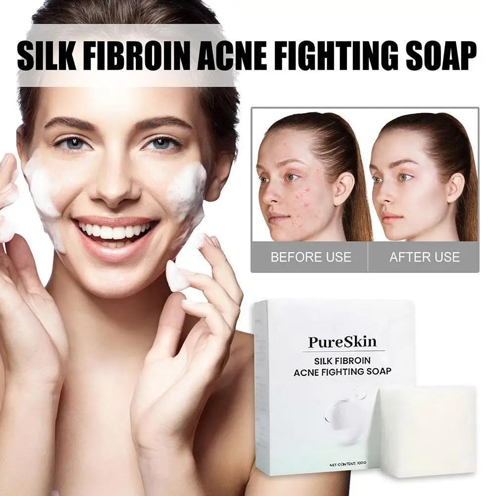 1pc Silk Protein Skin Repair Facial Cleaning Soap Remove Mites Blackheads Handmade Soap Oil Control Bath Soap
1pc Silk Protein Skin Repair Facial Cleaning Soap Remove Mites Blackheads Handmade Soap Oil Control Bath Soap