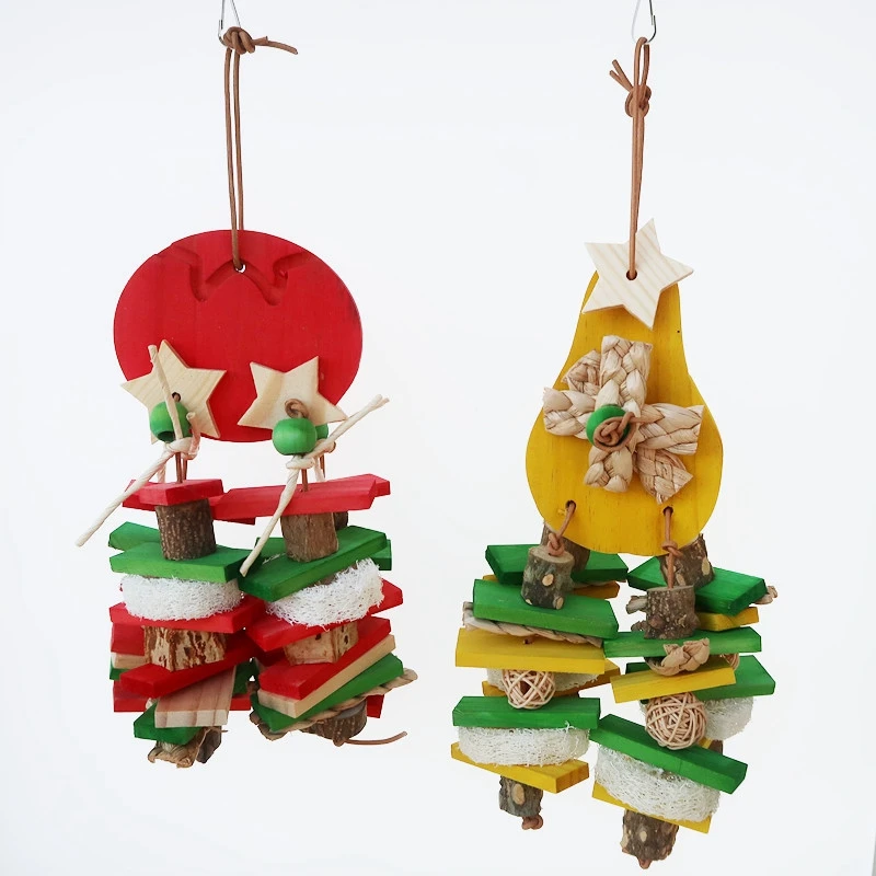 Bird Chewing Toy Wooden Decorative Parrot Chew Block Bird Cage Toy for Parakeet Bird Biting Toy Colorful Hanging Chewing Toy
Bird Chewing Toy Wooden Decorative Parrot Chew Block Bird Cage Toy for Parakeet Bird Biting Toy Colorful Hanging Chewing Toy