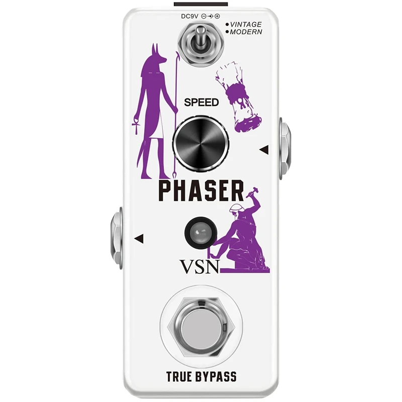 VSN Guitar Phaser Effect Pedal Analog Phase Effect Pedal For Electric Guitar Vintage/Modern 2 Modes Guitar Phaser Pedals
VSN Guitar Phaser Effect Pedal Analog Phase Effect Pedal For Electric Guitar Vintage/Modern 2 Modes Guitar Phaser Pedals