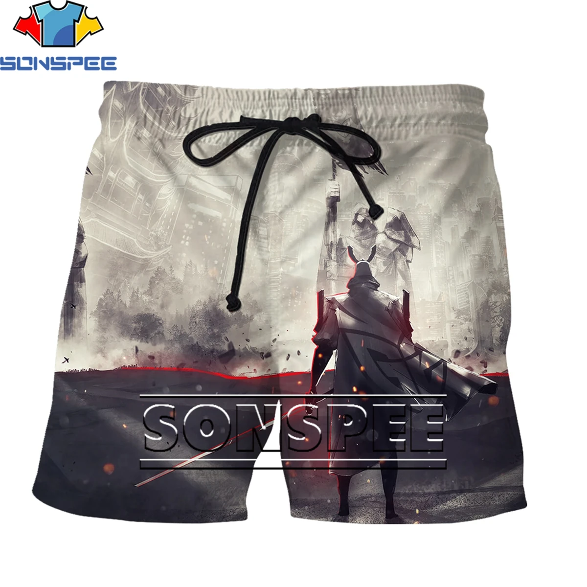 SONSPEE Cool Anime Japanese Samurai 3D Printing Men's Shorts Summer Original Samurai Sword Otaku Casual Beach Oversize Clothing
SONSPEE Cool Anime Japanese Samurai 3D Printing Men's Shorts Summer Original Samurai Sword Otaku Casual Beach Oversize Clothing