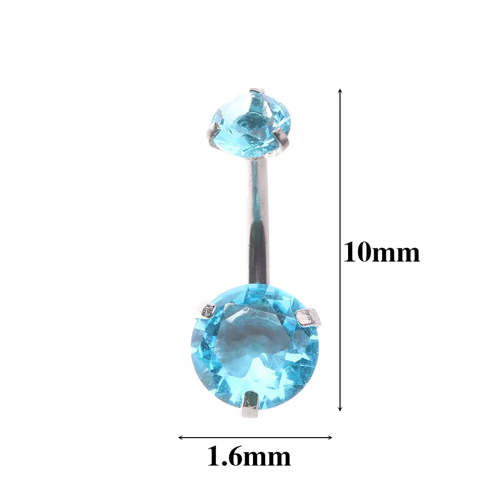 Fashion Sexy Double Zircon Anti Allergy Simple Lounger Titanium Earrings Ear Nail Belly Button Rings Navel Piercing
Fashion Sexy Double Zircon Anti Allergy Simple Lounger Titanium Earrings Ear Nail Belly Button Rings Navel Piercing