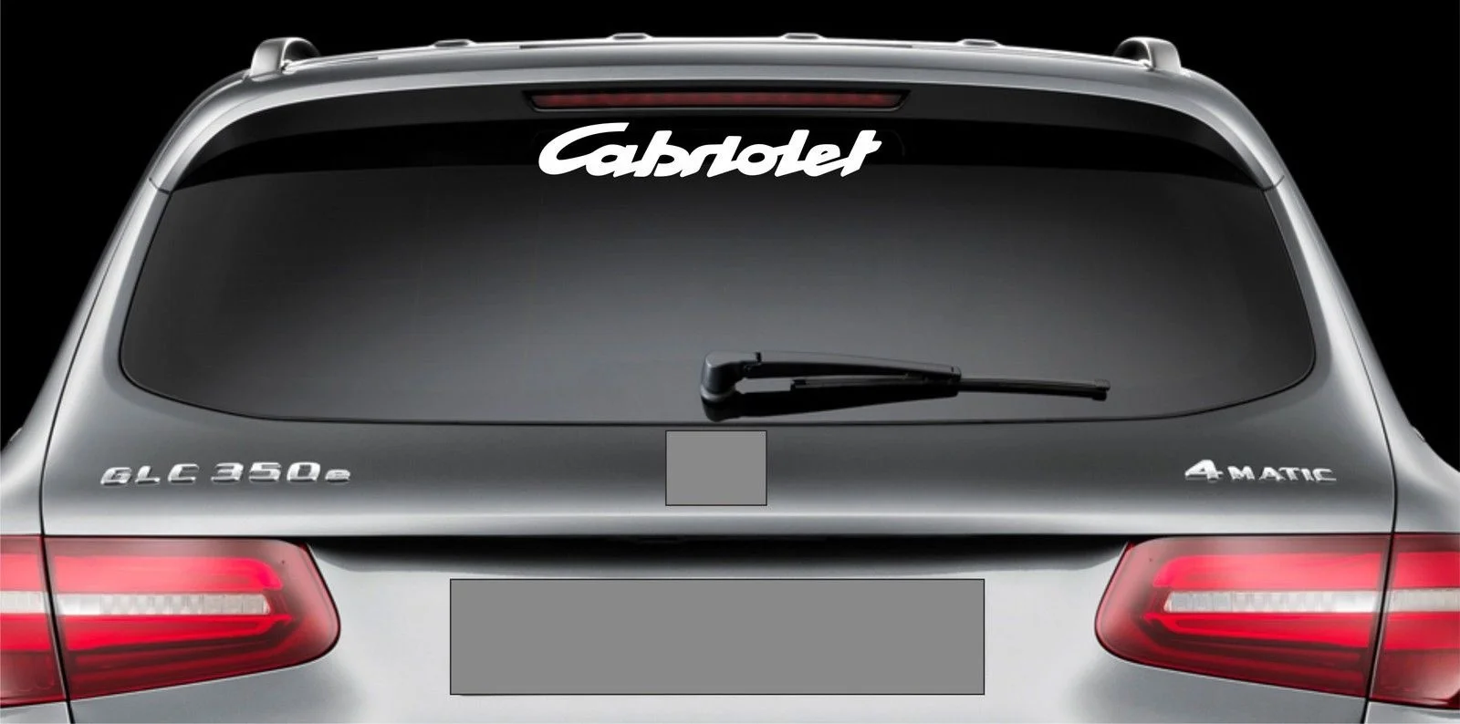 Наклейка для заднего окна подходит Peugeot Cabriolet наклейка эмблема автомобиля