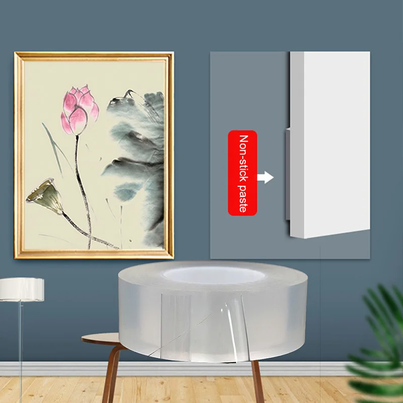 1M/2M/3M/5M Nano Tape Double Sided Tape Transparent No Trace Reusable Waterproof Adhesive Tape Cleanable Home geckotape
1M/2M/3M/5M Nano Tape Double Sided Tape Transparent No Trace Reusable Waterproof Adhesive Tape Cleanable Home geckotape