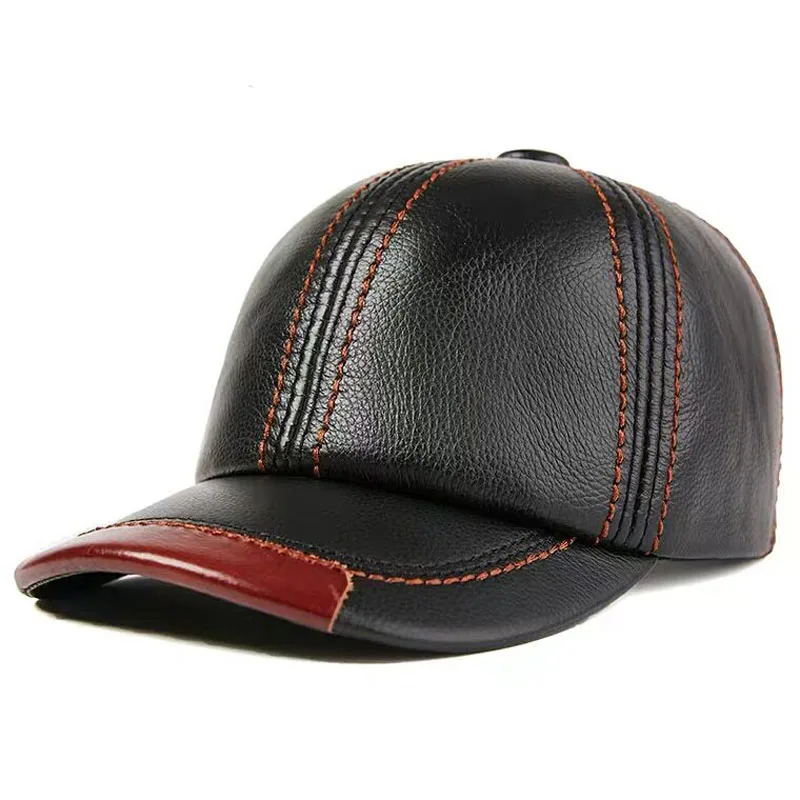 Hot Sale New Arrival 2021 Winter Head Layer Of Genuine Leather Men's Hat Casual Baseball Cap Viscose Men Women
Hot Sale New Arrival 2021 Winter Head Layer Of Genuine Leather Men's Hat Casual Baseball Cap Viscose Men Women