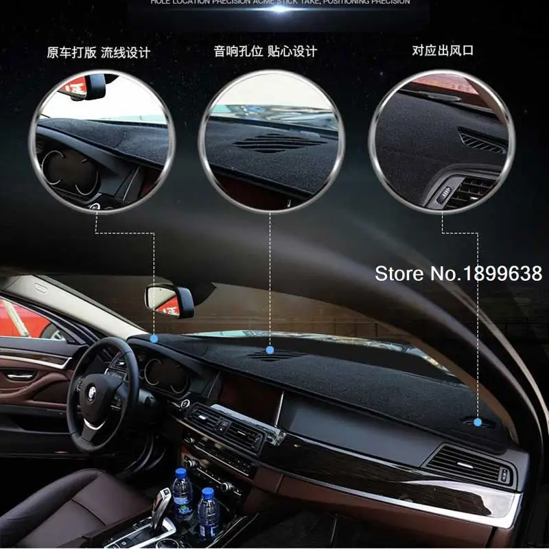 Car dashboard Avoid light pad Instrument platform desk cover Mats Carpets for Lexus ES350 ES240 RX300 RX400 RX270 RX350 RX450 | Автомобили
